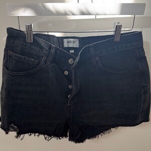 Agolde Dark Denim Jean Shorts